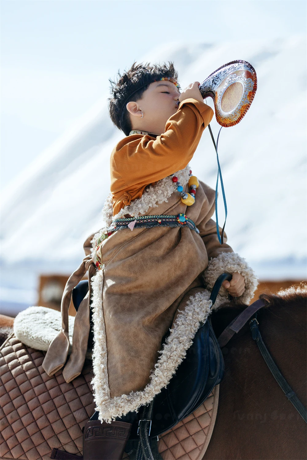 芳妮豆丁儿童摄影 凛冬礼赞