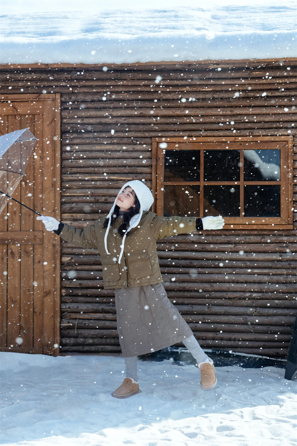 芳妮豆丁儿童摄影 雪境栖温