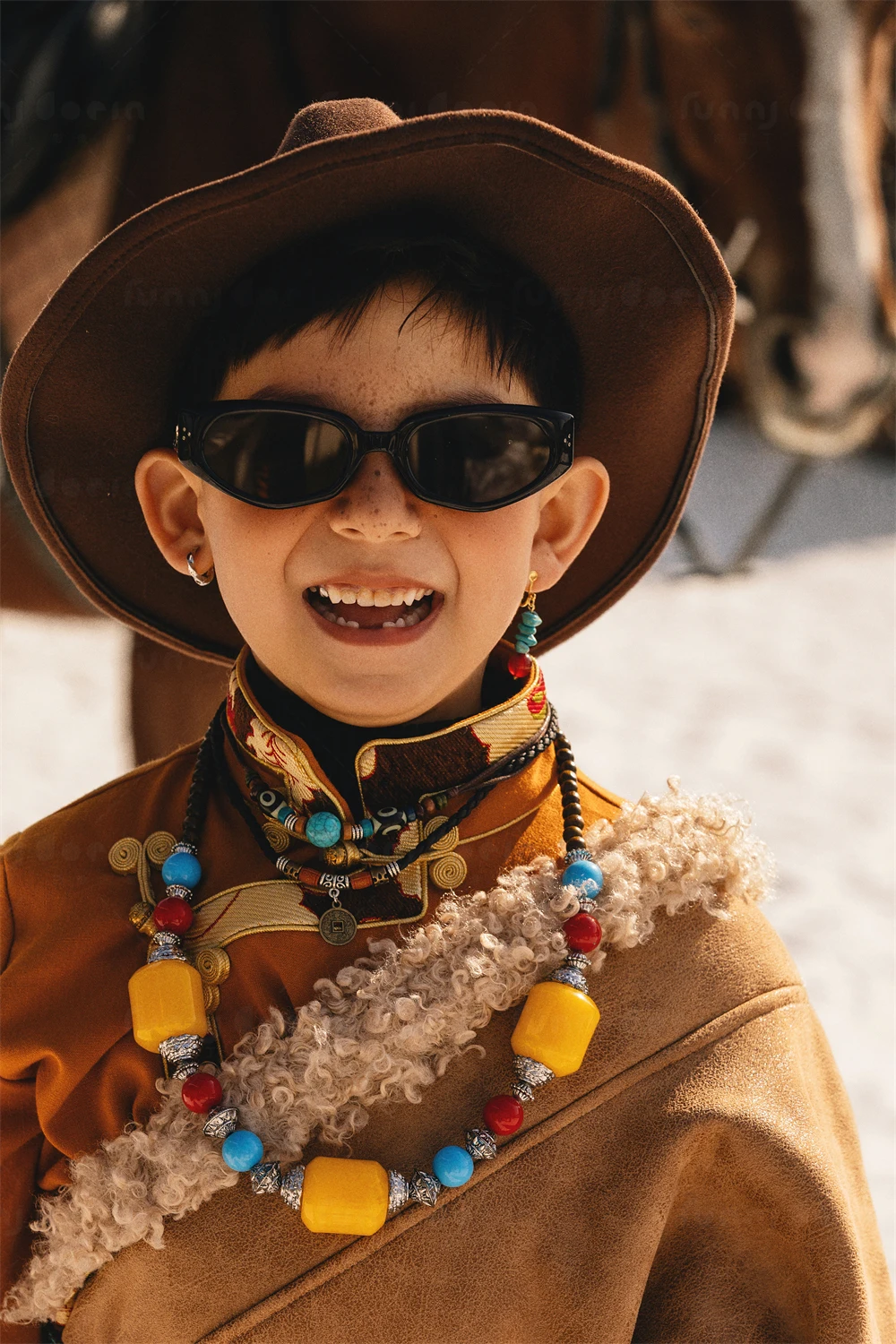 芳妮豆丁儿童摄影 凛冬礼赞