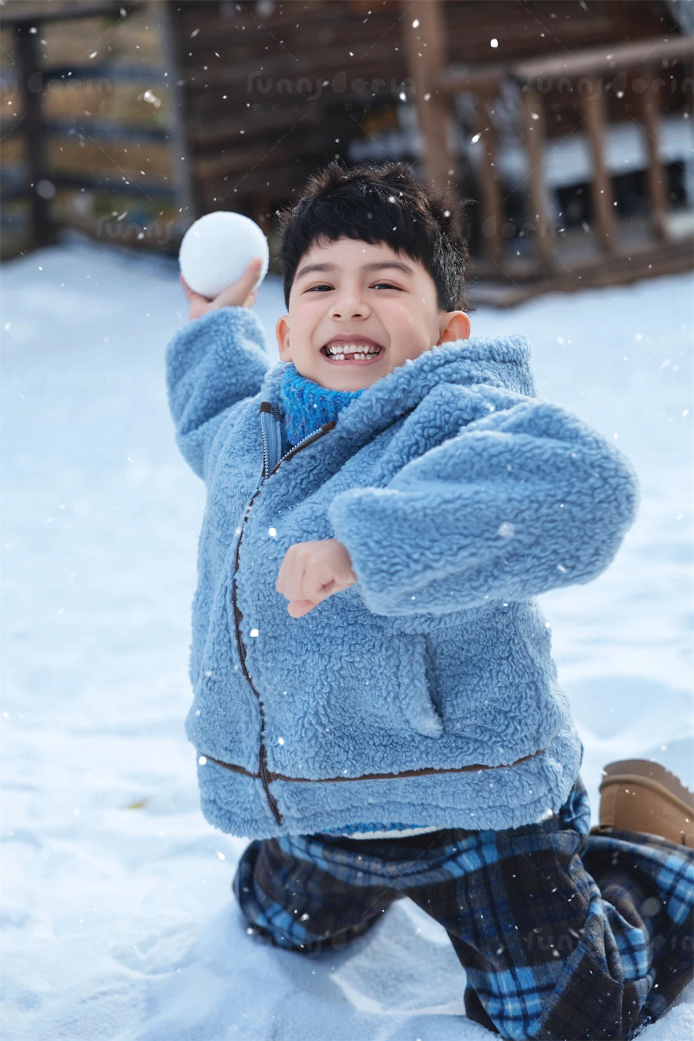 芳妮豆丁儿童摄影 童心雪绒