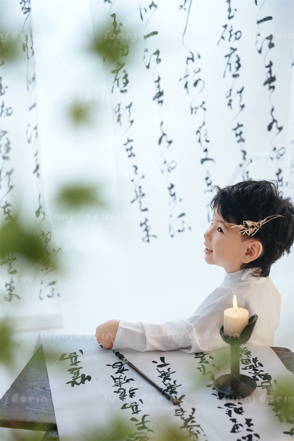 芳妮豆丁儿童摄影 龙驹踏春