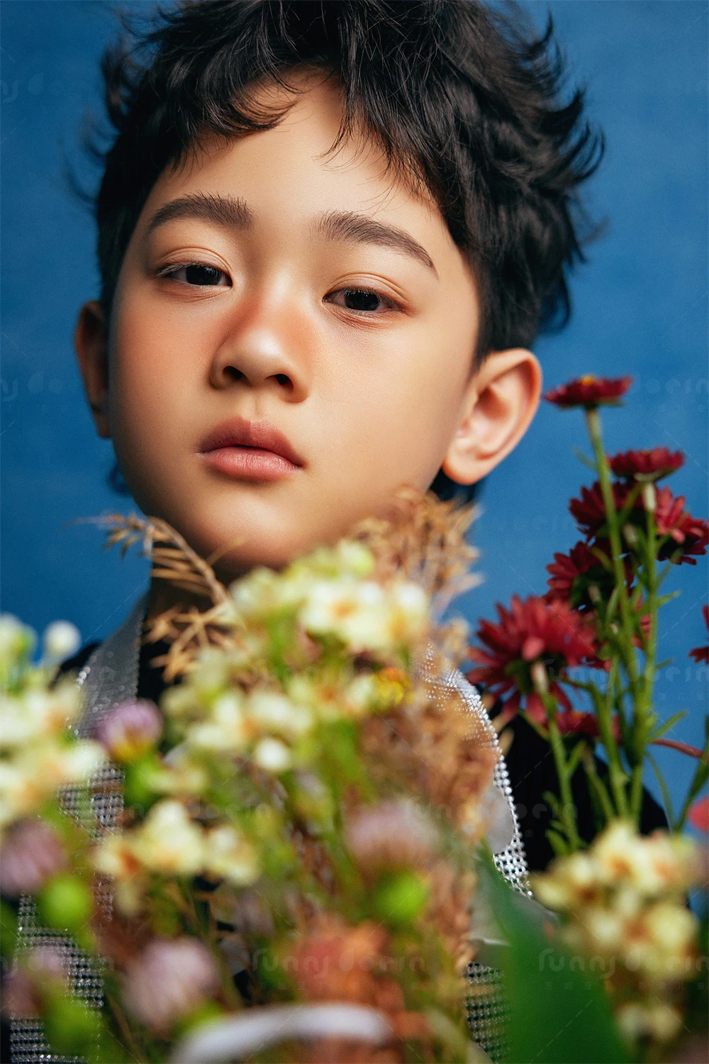 芳妮豆丁儿童摄影 花间低语