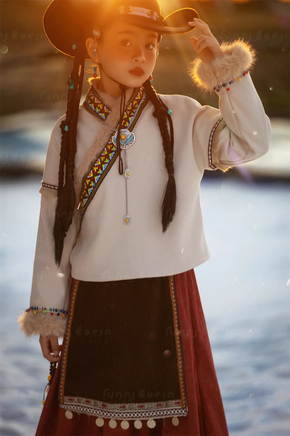 芳妮豆丁儿童摄影 踏雪牧云