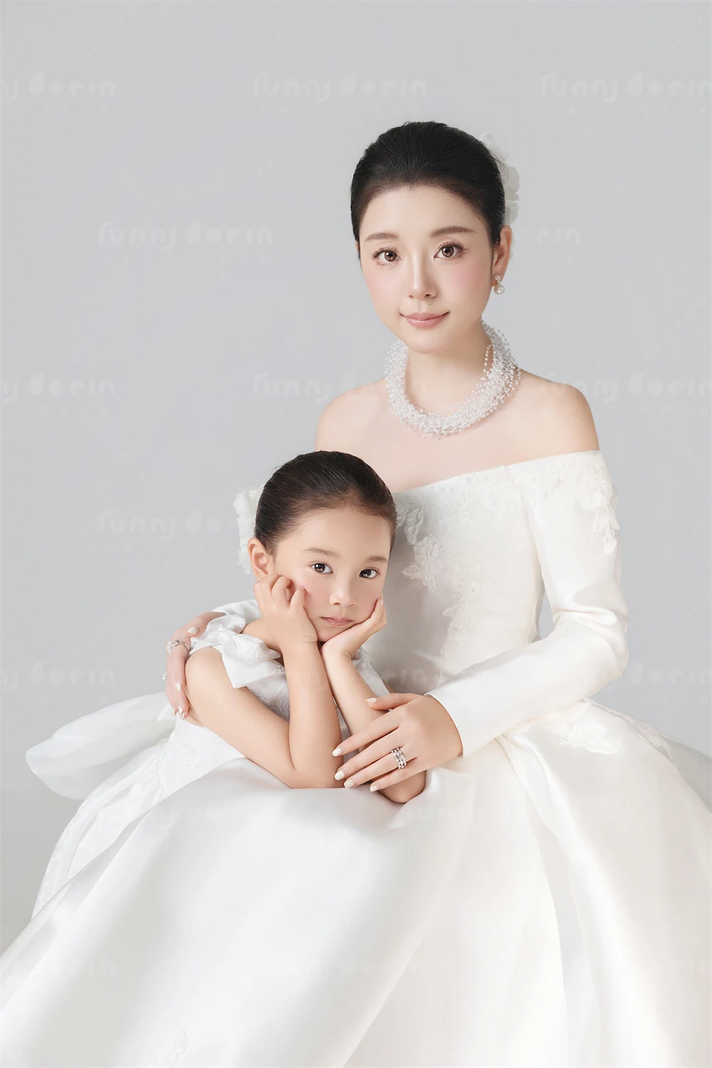 芳妮豆丁儿童摄影 白色协奏曲