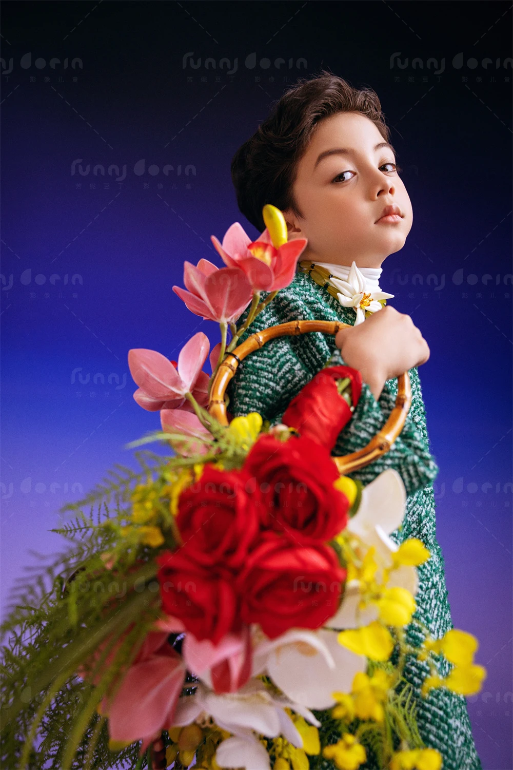 芳妮豆丁儿童摄影 花间信使