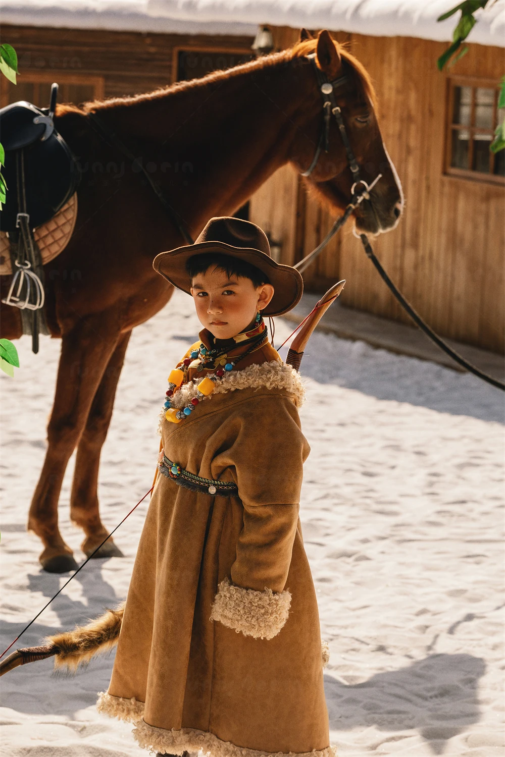芳妮豆丁儿童摄影 凛冬礼赞
