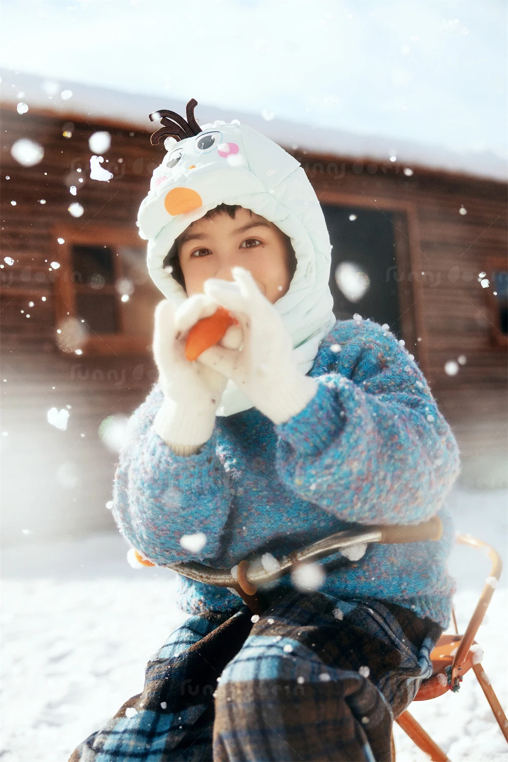 芳妮豆丁儿童摄影 童心雪绒
