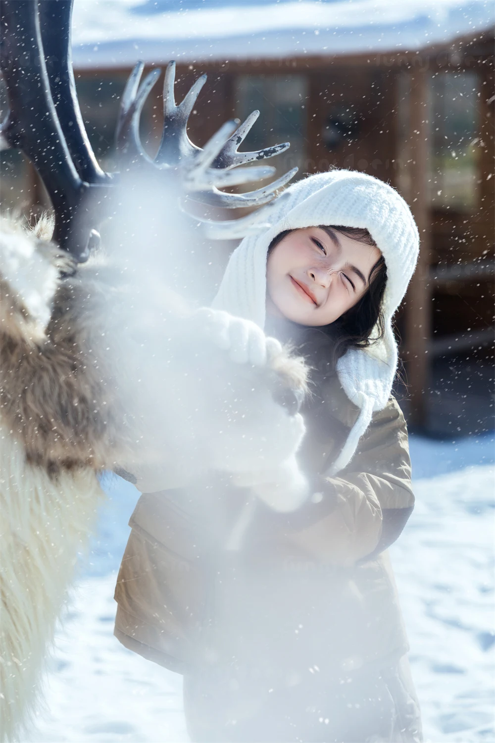 芳妮豆丁儿童摄影 雪境栖温