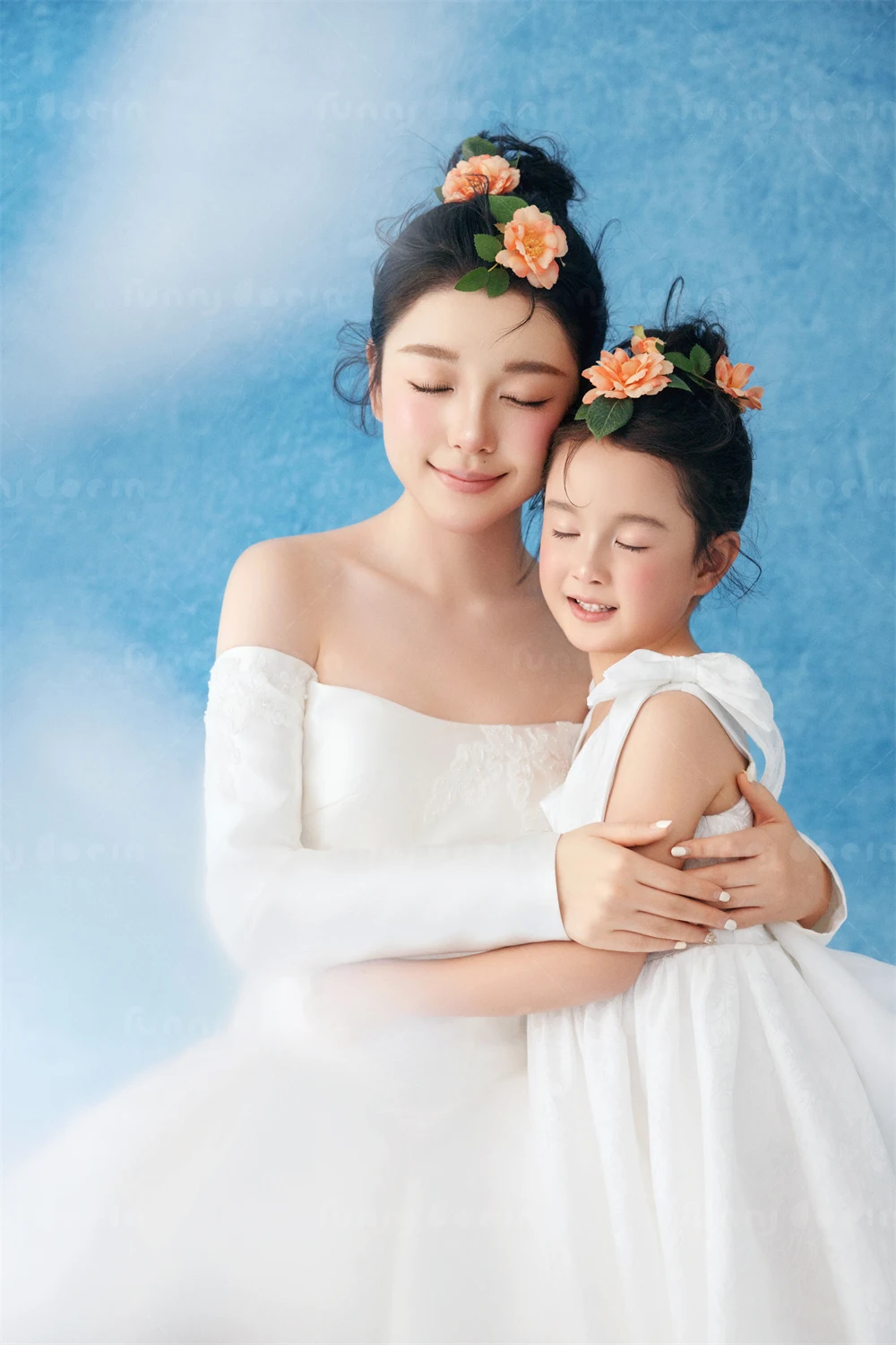 芳妮豆丁儿童摄影 白色协奏曲