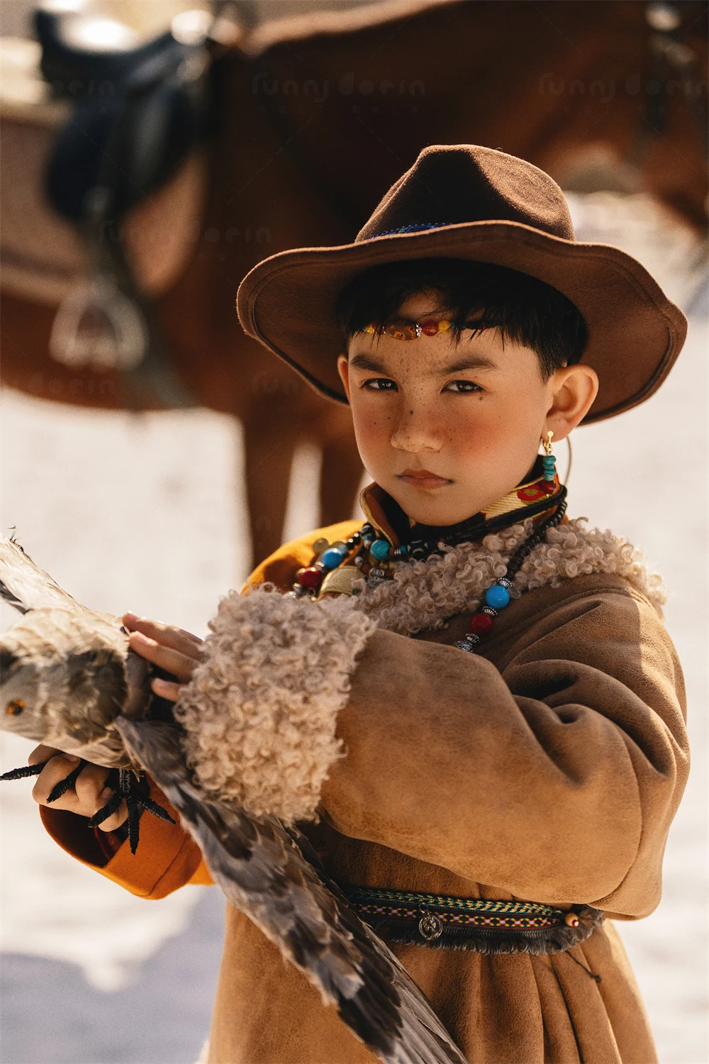 芳妮豆丁儿童摄影 凛冬礼赞