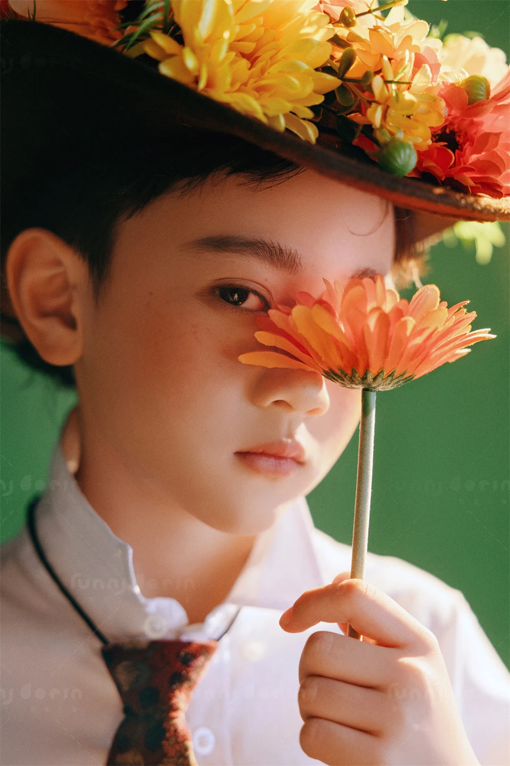 芳妮豆丁儿童摄影 花间低语