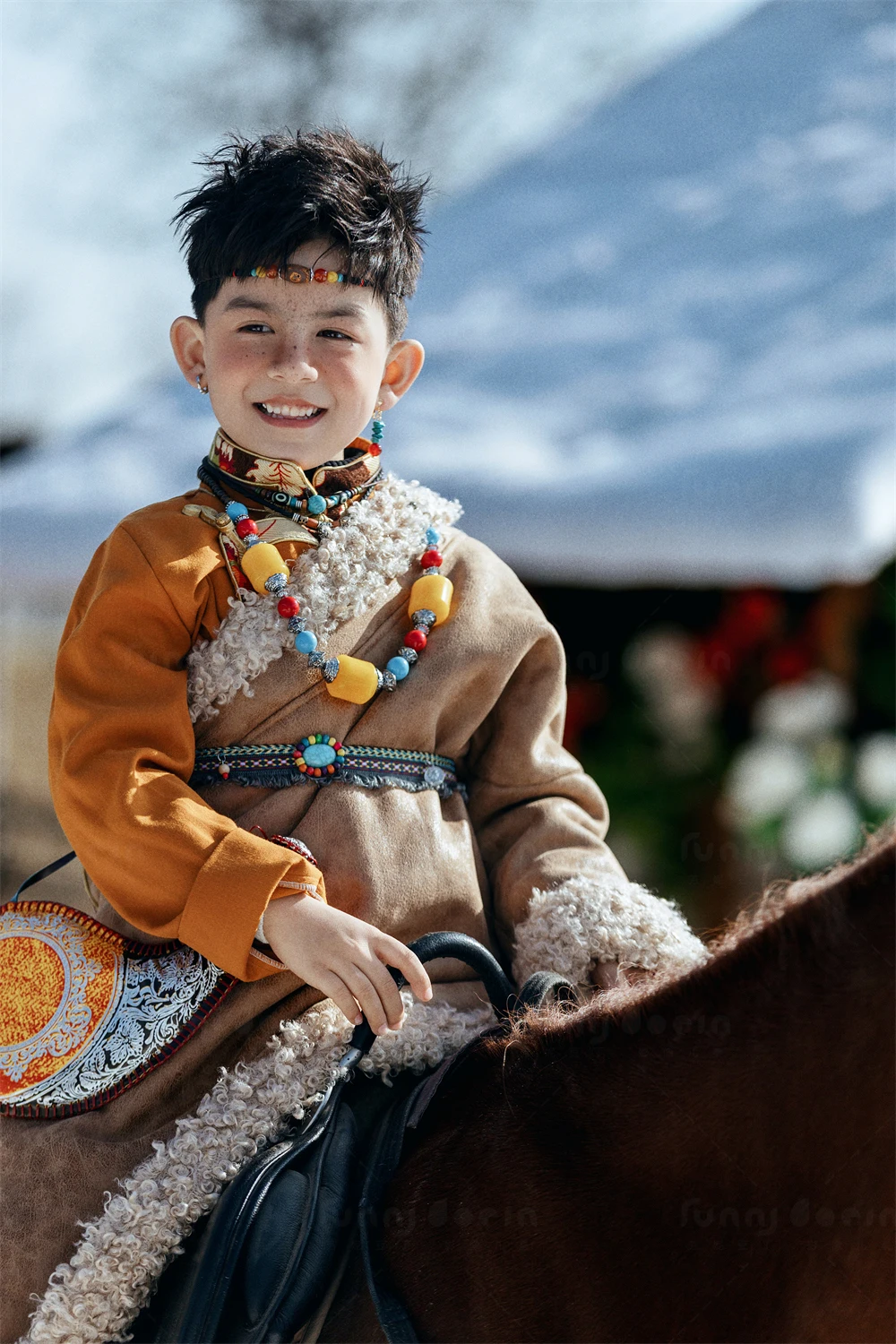 芳妮豆丁儿童摄影 凛冬礼赞