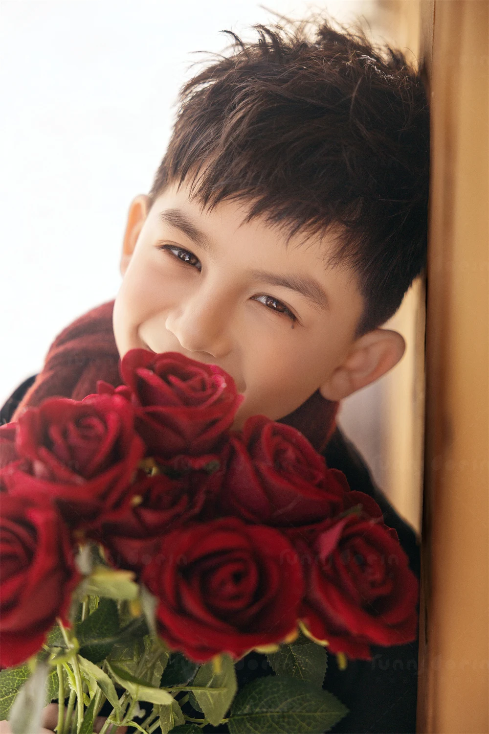 芳妮豆丁儿童摄影 雪国罗曼蒂克