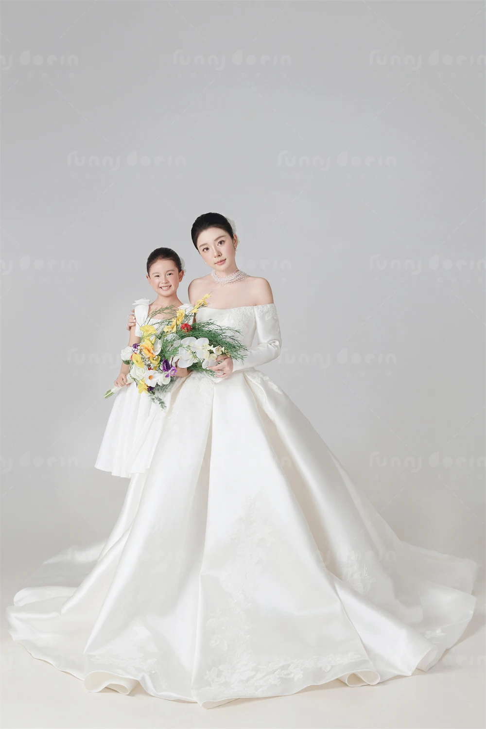 芳妮豆丁儿童摄影 白色协奏曲