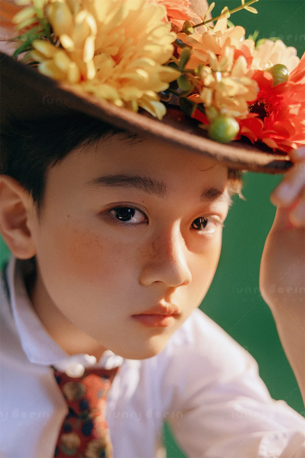 芳妮豆丁儿童摄影 花间低语