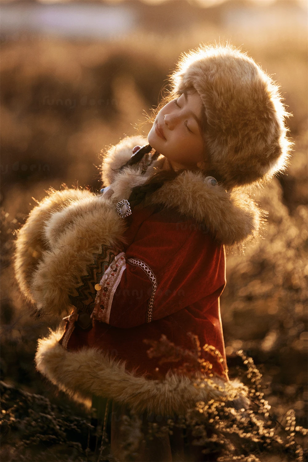 芳妮豆丁儿童摄影 踏雪牧云