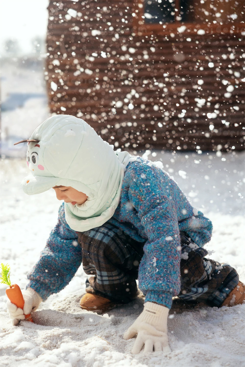 芳妮豆丁儿童摄影 童心雪绒