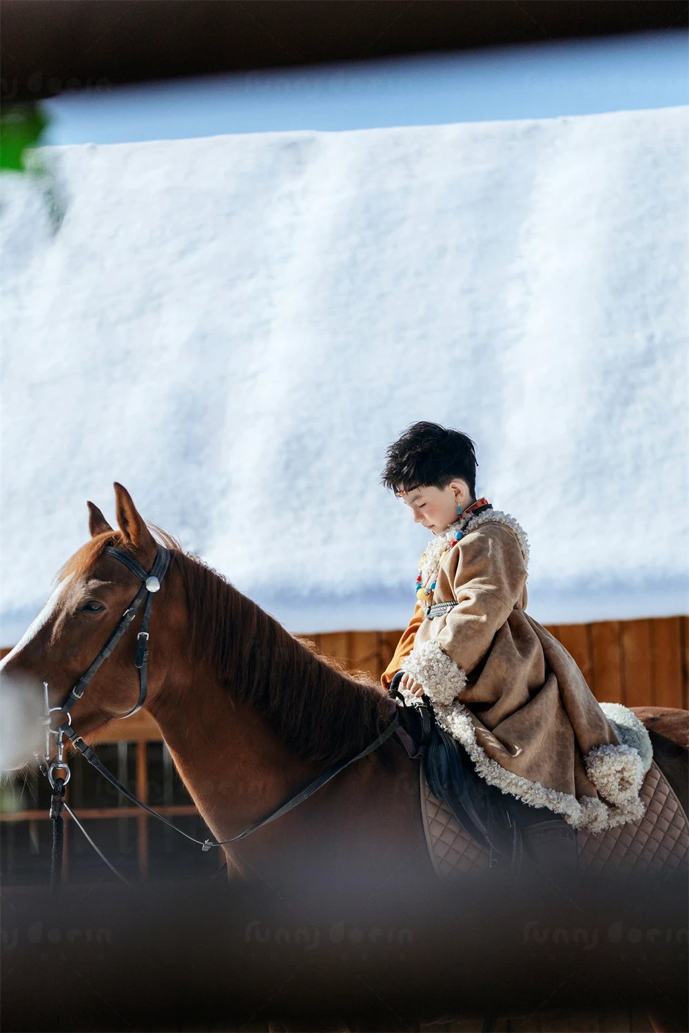 芳妮豆丁儿童摄影 凛冬礼赞