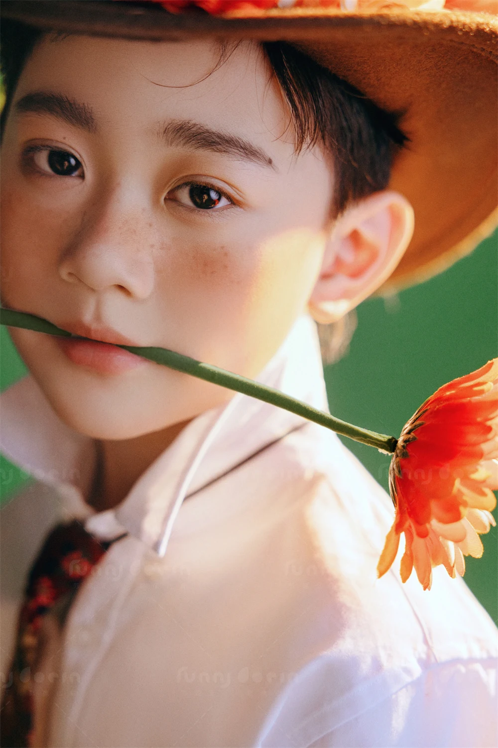 芳妮豆丁儿童摄影 花间低语