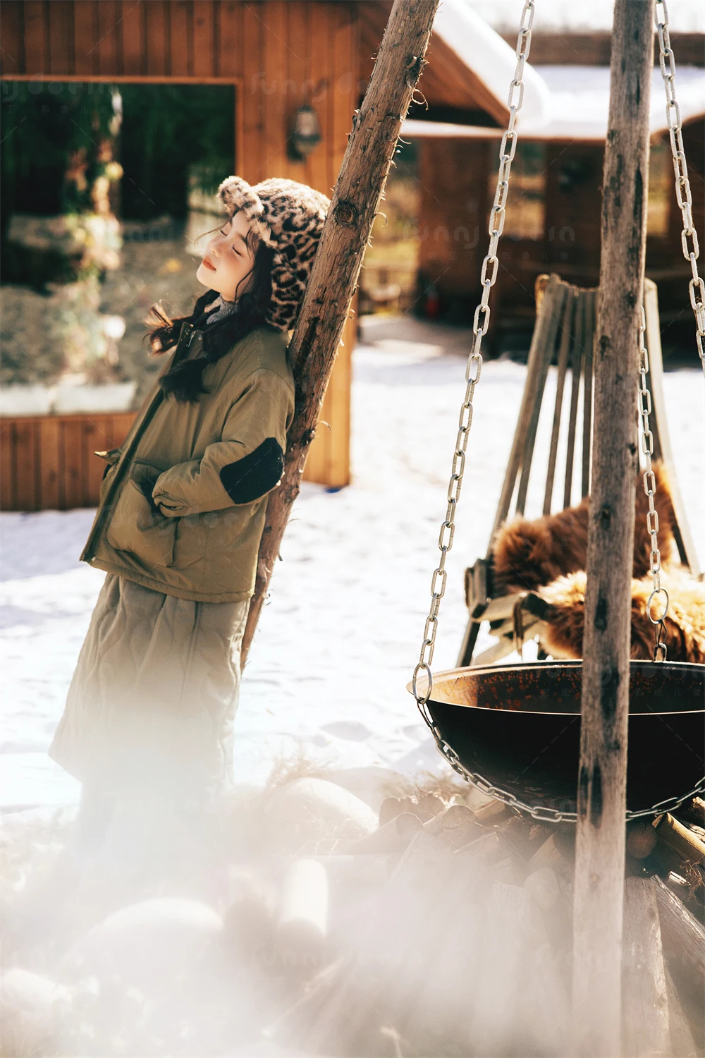 芳妮豆丁儿童摄影 雪境栖温