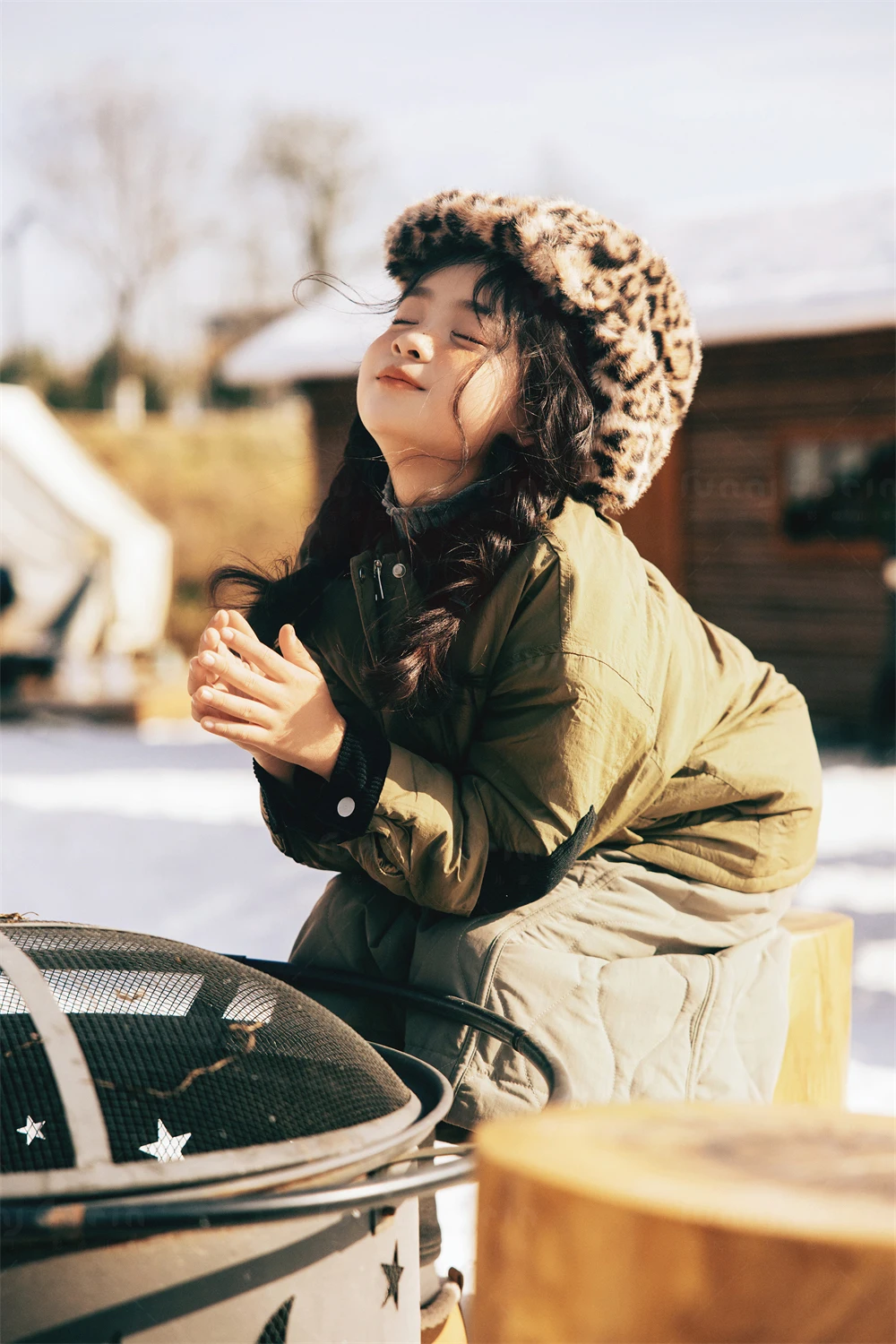 芳妮豆丁儿童摄影 雪境栖温