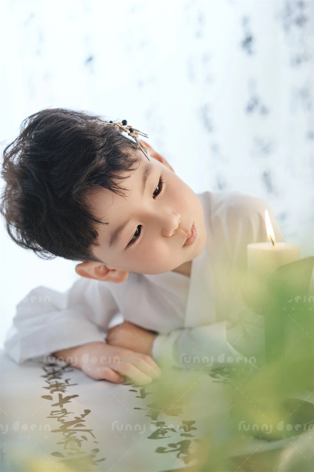 芳妮豆丁儿童摄影 龙驹踏春