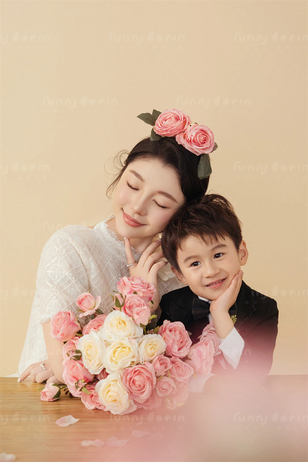 芳妮豆丁儿童摄影 粉韵亲缘
