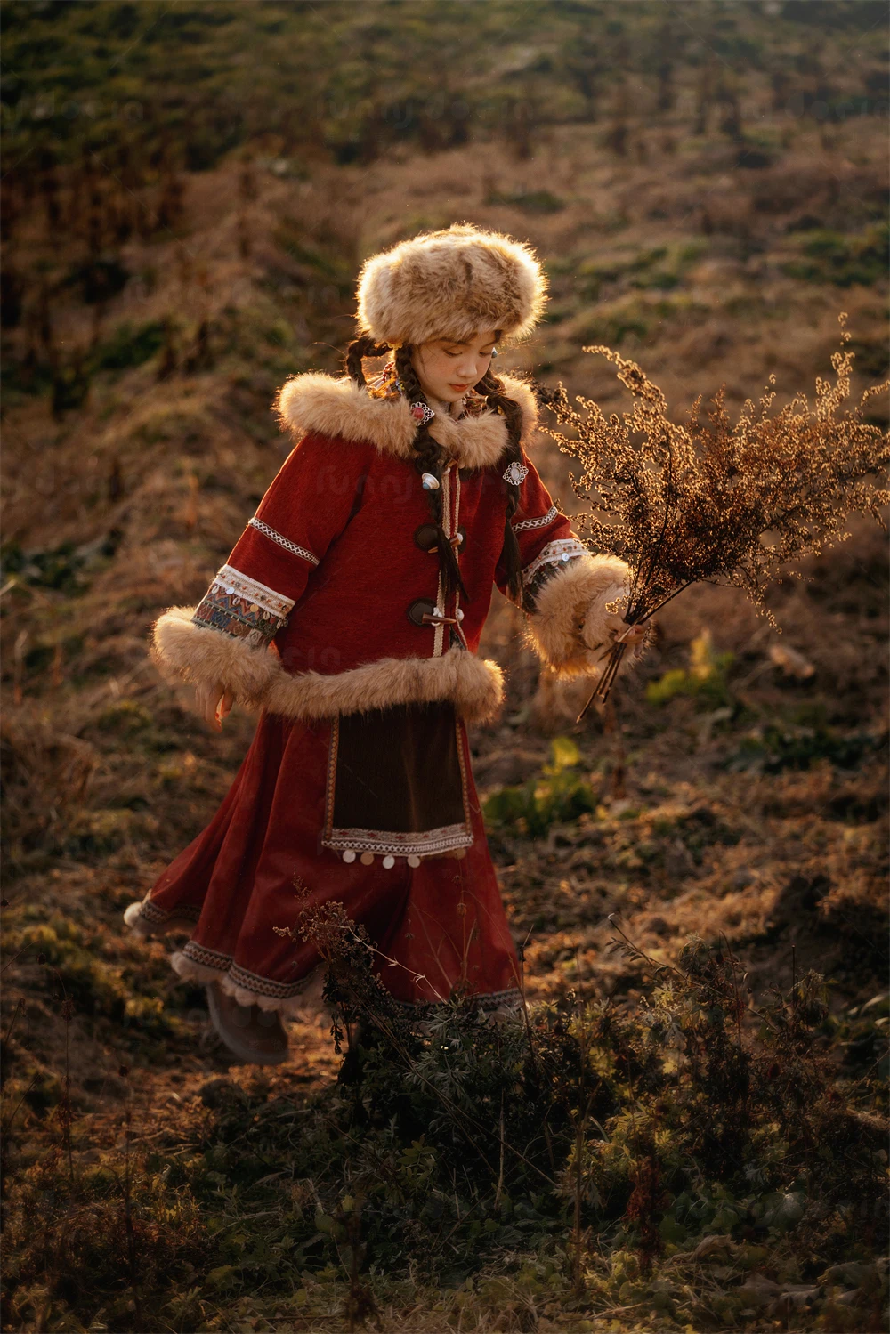 芳妮豆丁儿童摄影 踏雪牧云