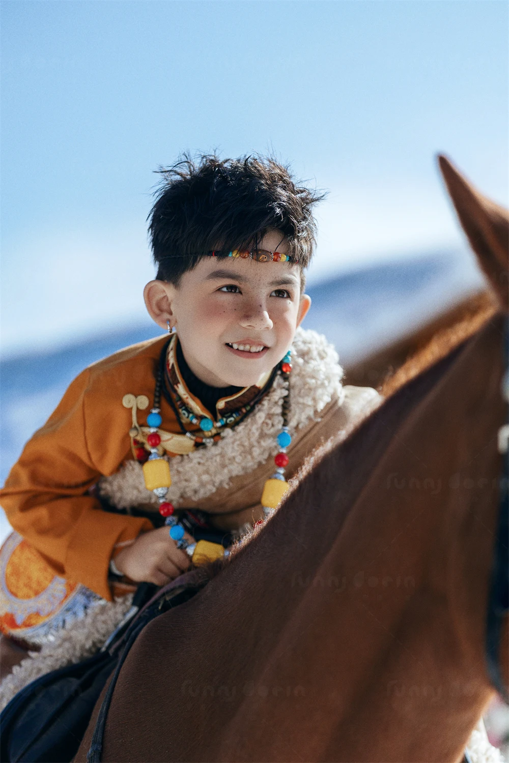 芳妮豆丁儿童摄影 凛冬礼赞