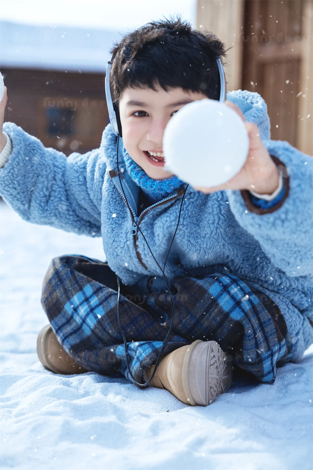 芳妮豆丁儿童摄影 童心雪绒