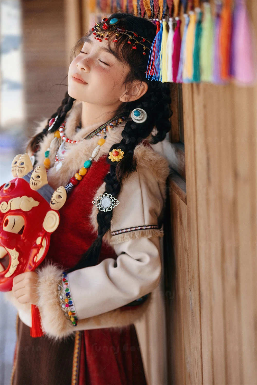 芳妮豆丁儿童摄影 踏雪牧云