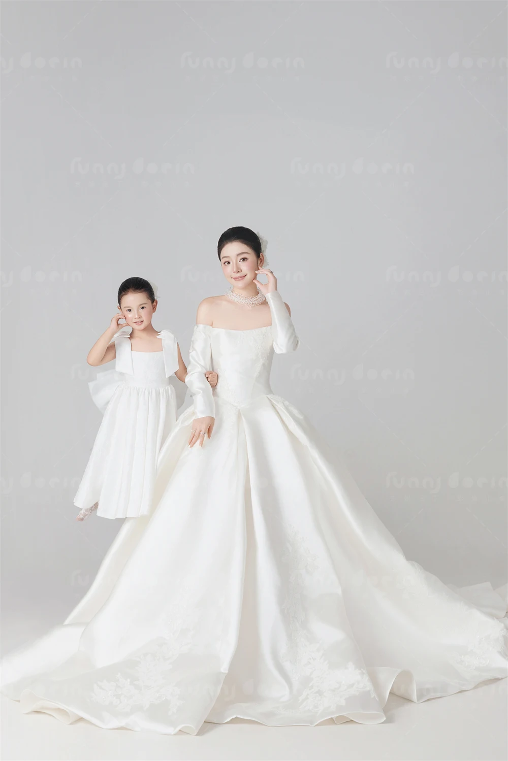 芳妮豆丁儿童摄影 白色协奏曲