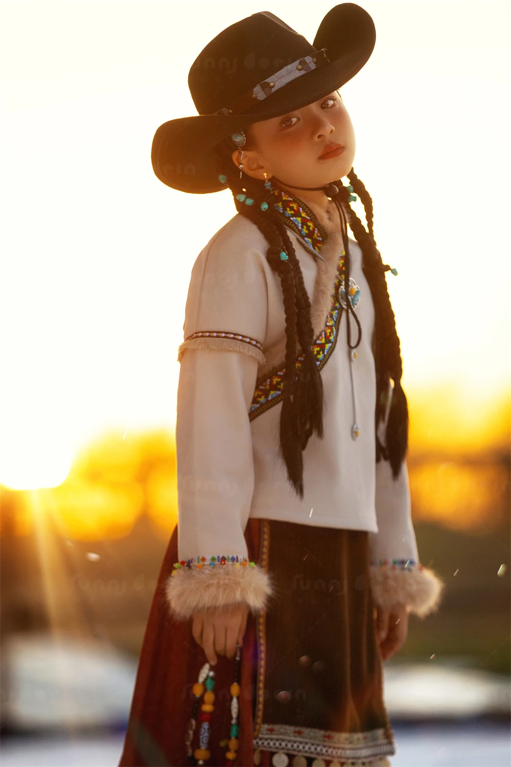 芳妮豆丁儿童摄影 踏雪牧云