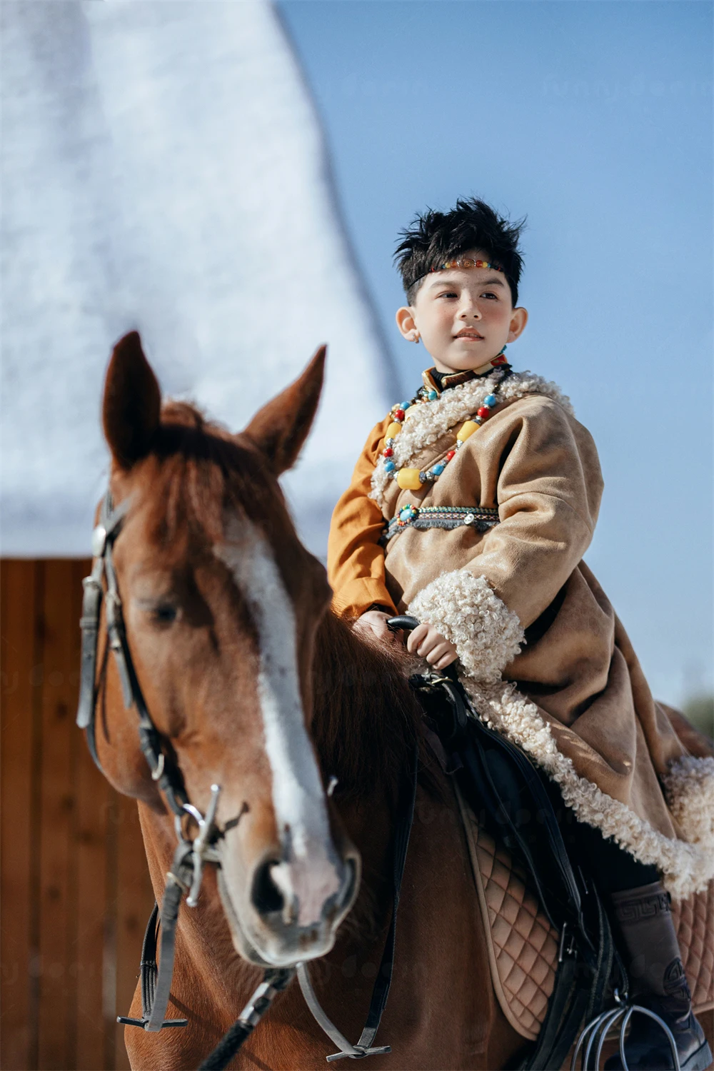 芳妮豆丁儿童摄影 凛冬礼赞