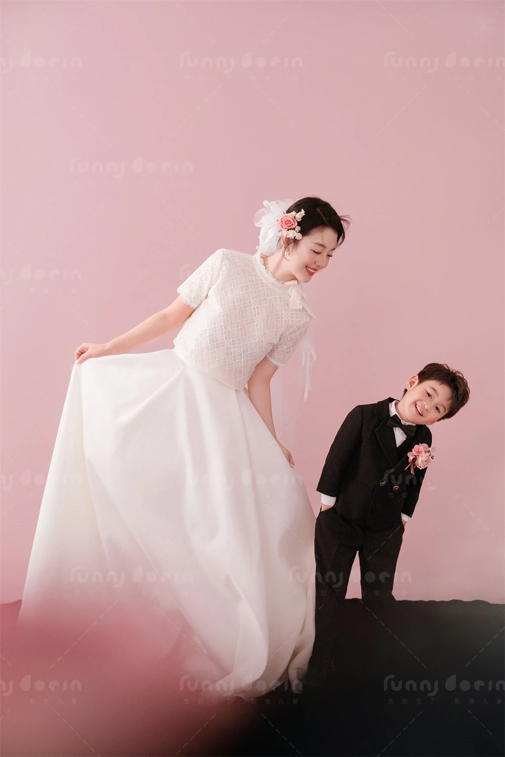 芳妮豆丁儿童摄影 粉韵亲缘