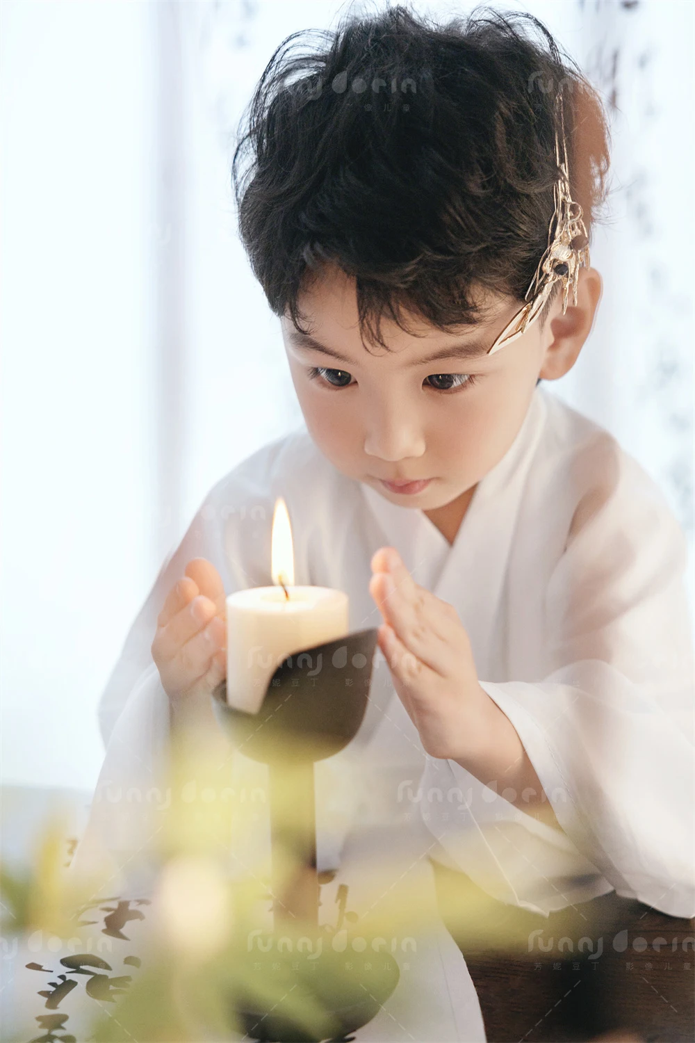 芳妮豆丁儿童摄影 龙驹踏春