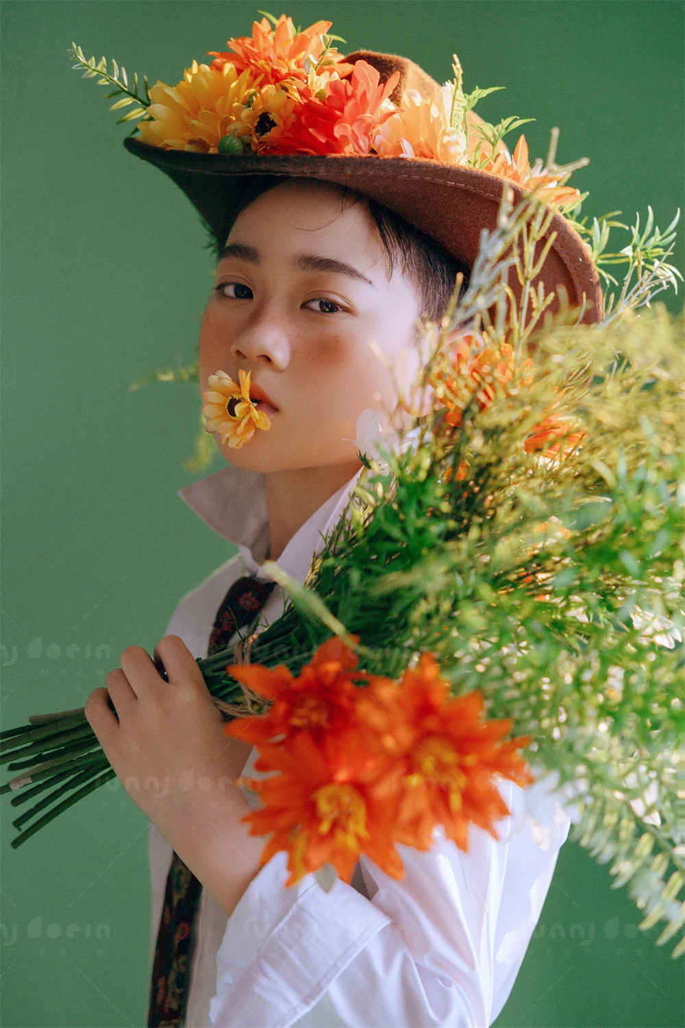 芳妮豆丁儿童摄影 花间低语