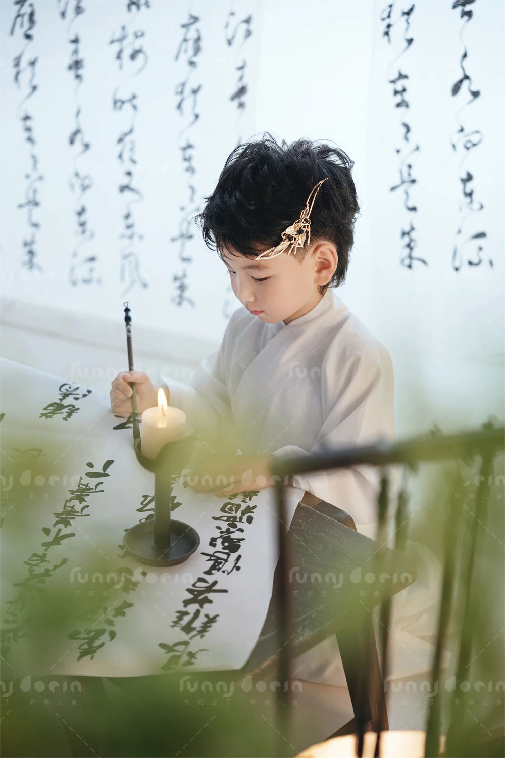 芳妮豆丁儿童摄影 龙驹踏春