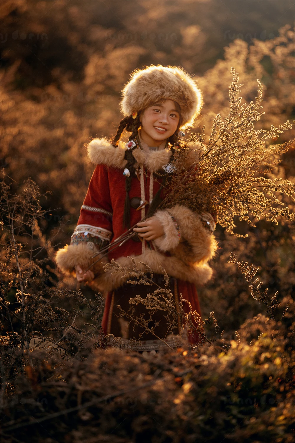 芳妮豆丁儿童摄影 踏雪牧云