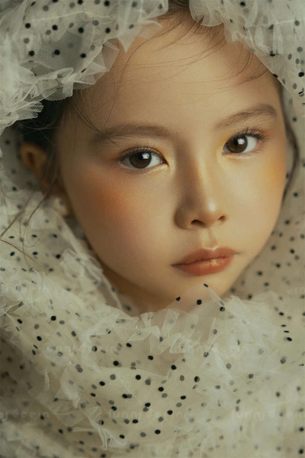 芳妮豆丁儿童摄影 白绒红果