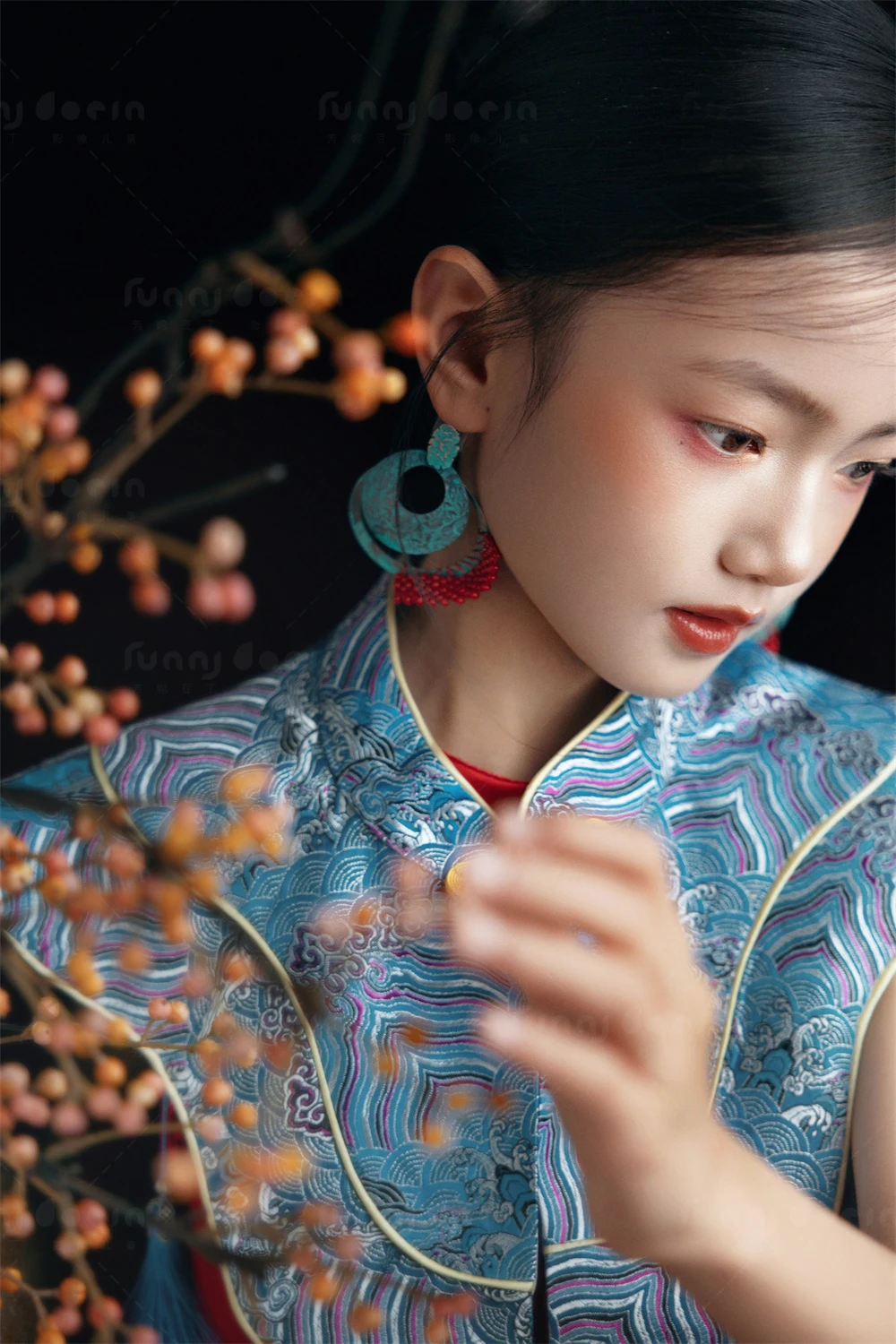 芳妮豆丁儿童摄影 赤红火羽