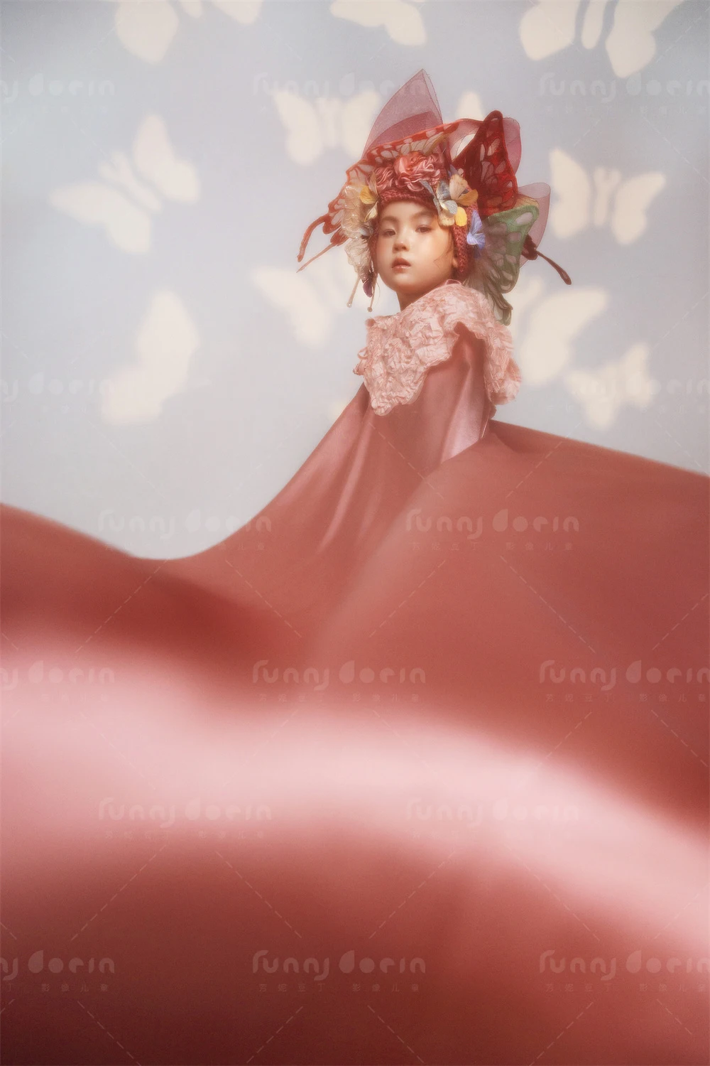 芳妮豆丁儿童摄影 粉蝶绮梦