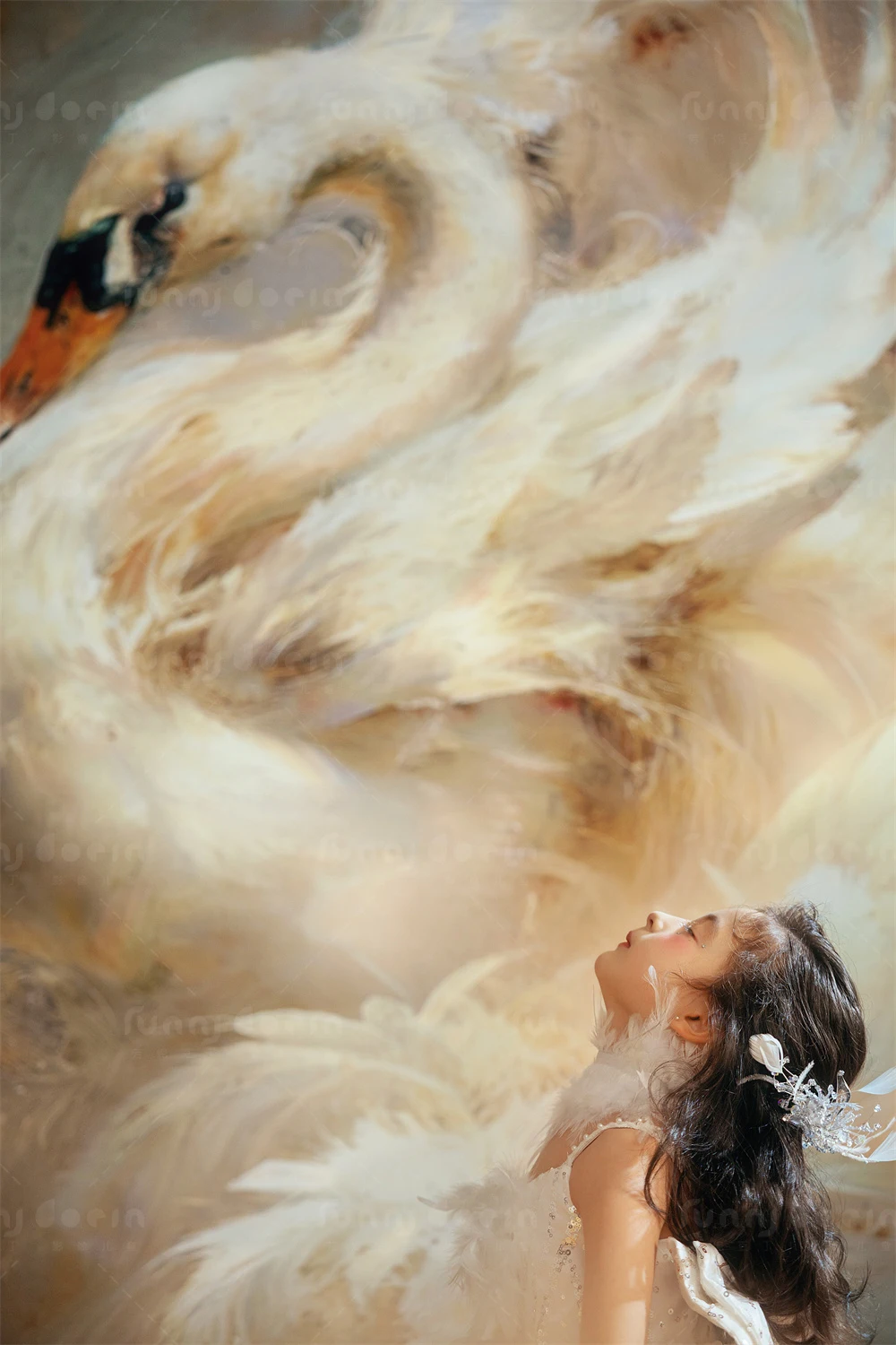 芳妮豆丁儿童摄影 天鹅之梦