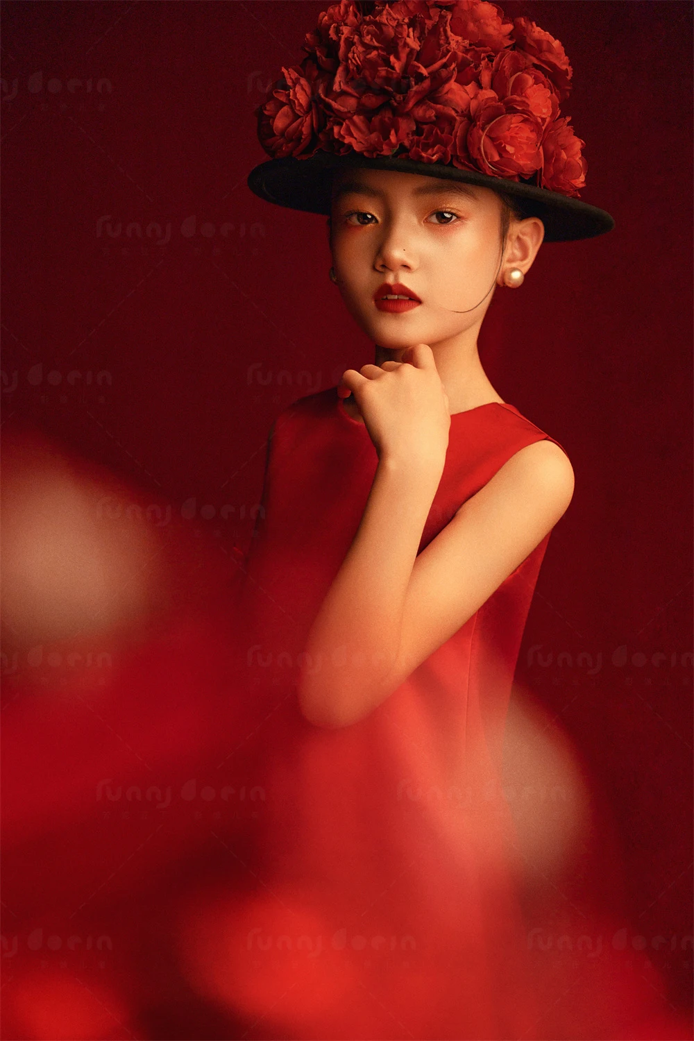 芳妮豆丁儿童摄影 赤红火羽