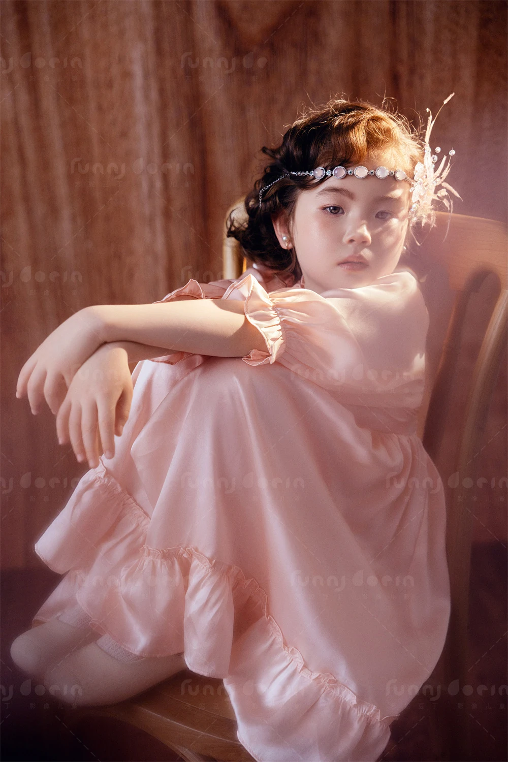 芳妮豆丁儿童摄影 粉蝶绮梦