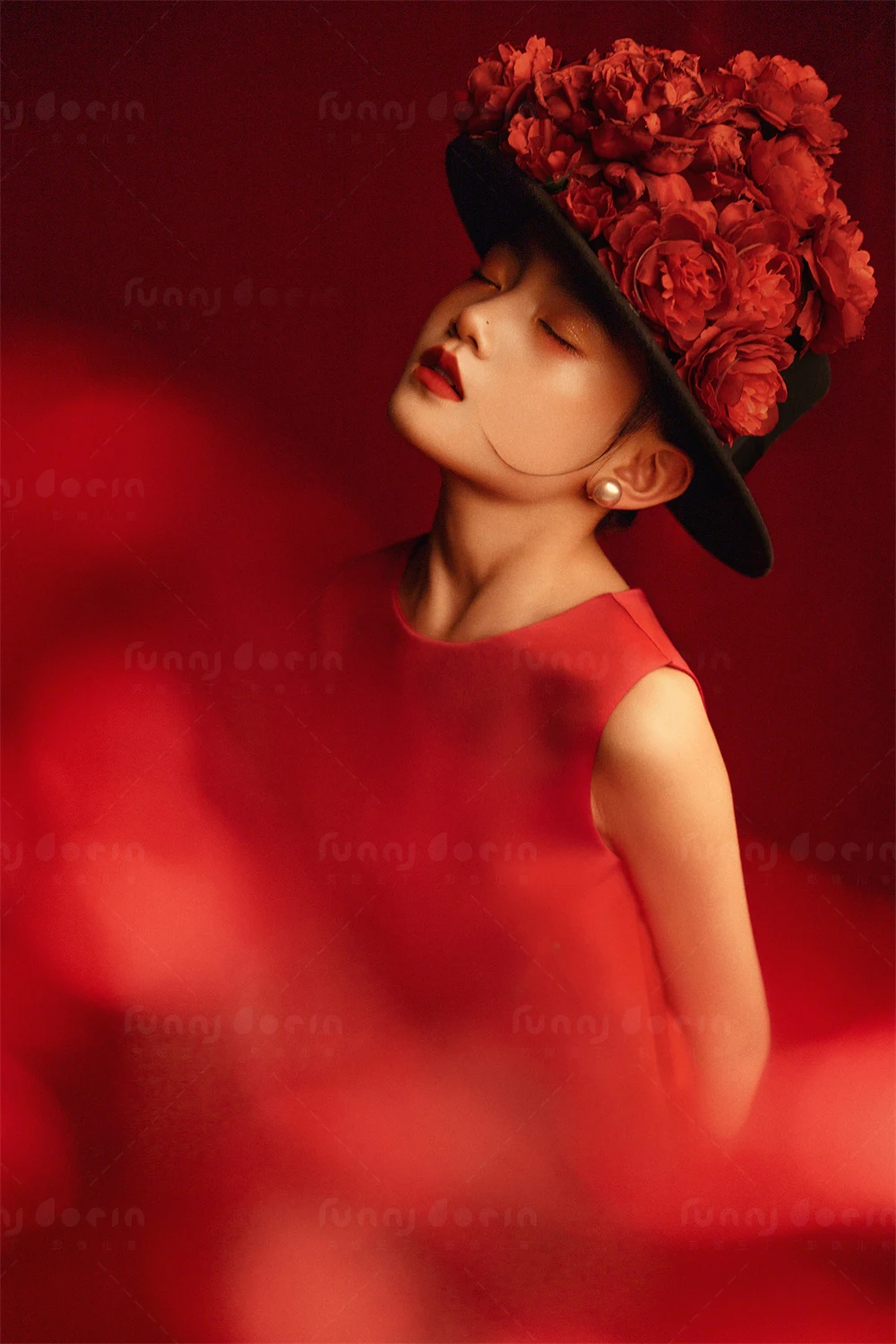 芳妮豆丁儿童摄影 赤红火羽