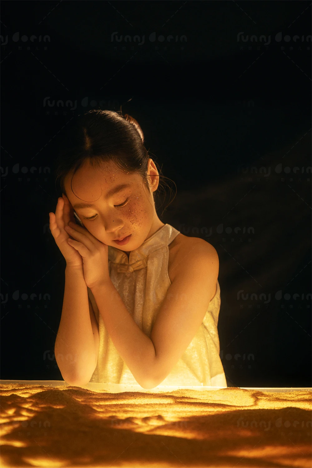 芳妮豆丁儿童摄影 金土星芒