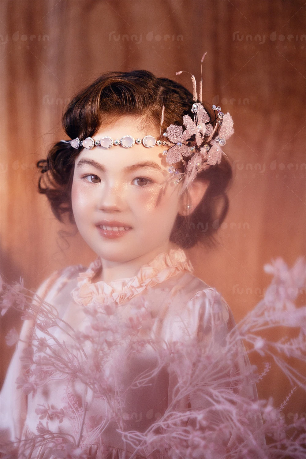 芳妮豆丁儿童摄影 粉蝶绮梦