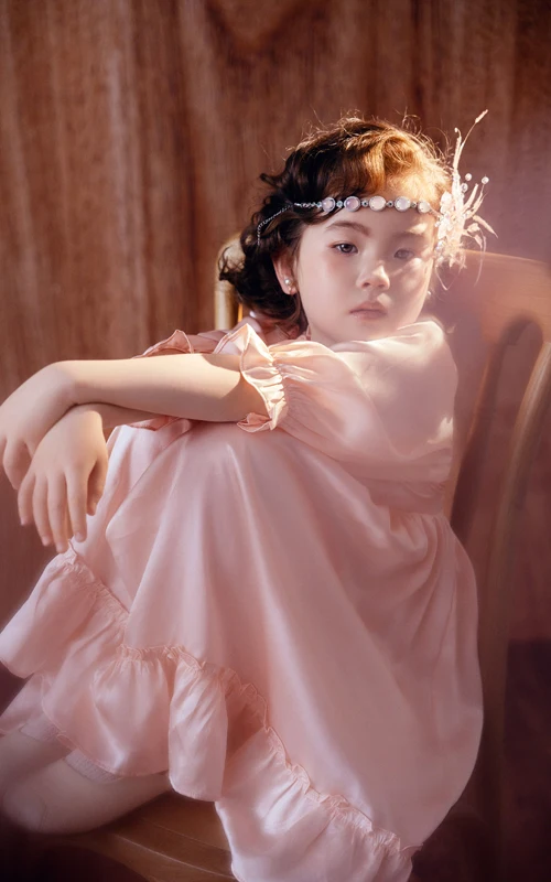 芳妮豆丁儿童摄影-粉蝶绮梦