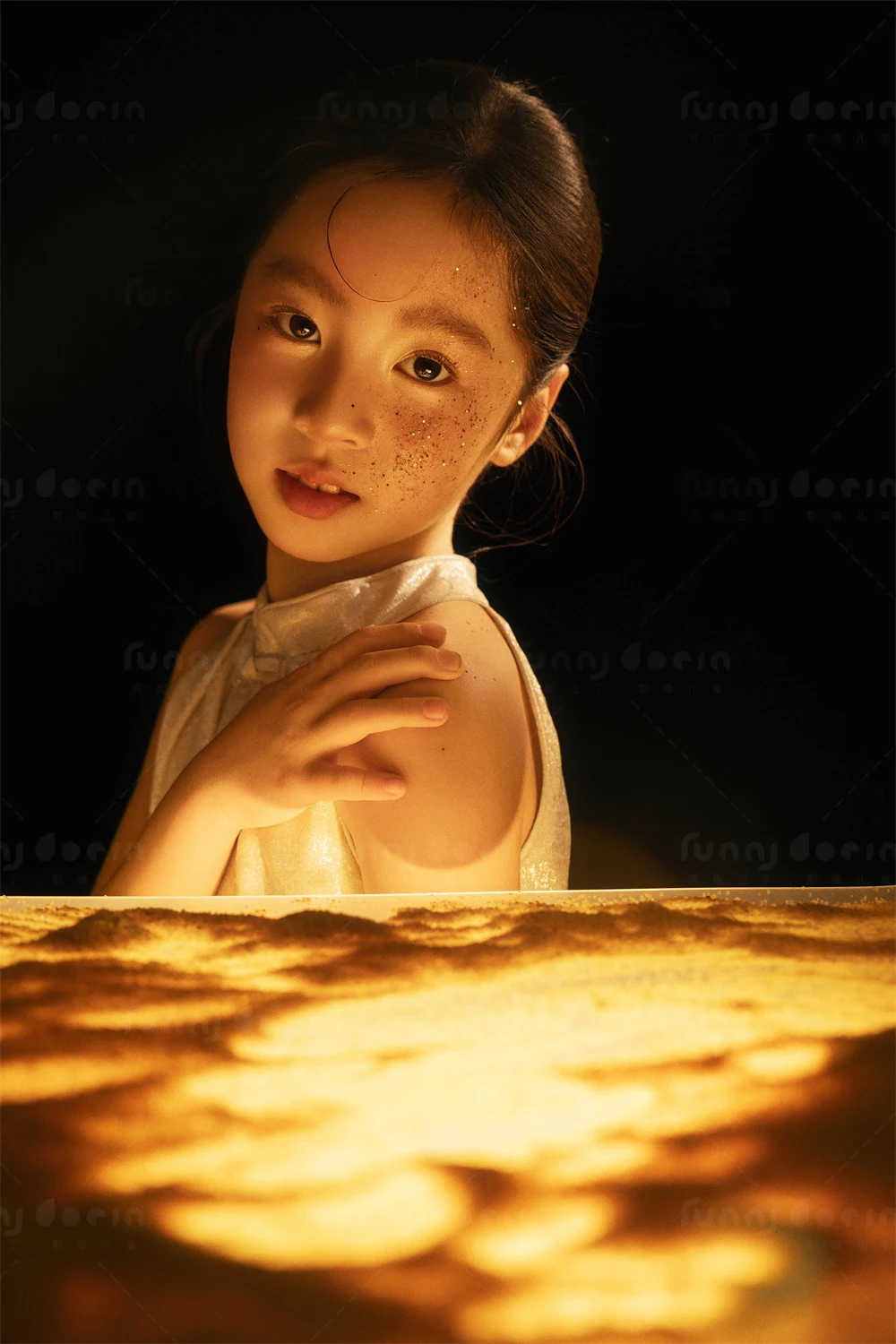 芳妮豆丁儿童摄影 金土星芒